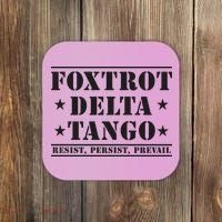 Subtle Anti Trump Fdt Democrat Resistance Gift Coaster thumb 0