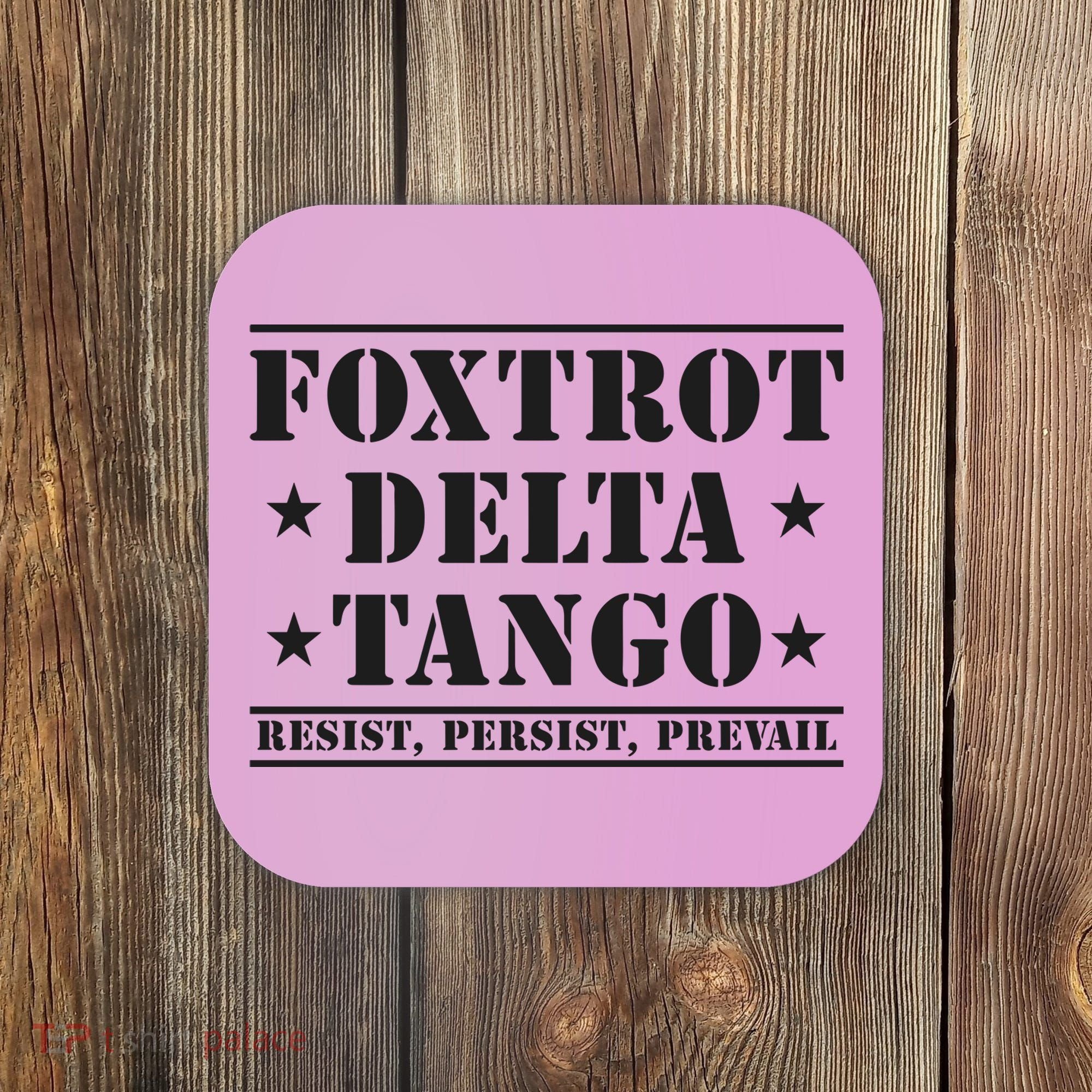 Subtle Anti Trump Fdt Democrat Resistance Gift Coaster