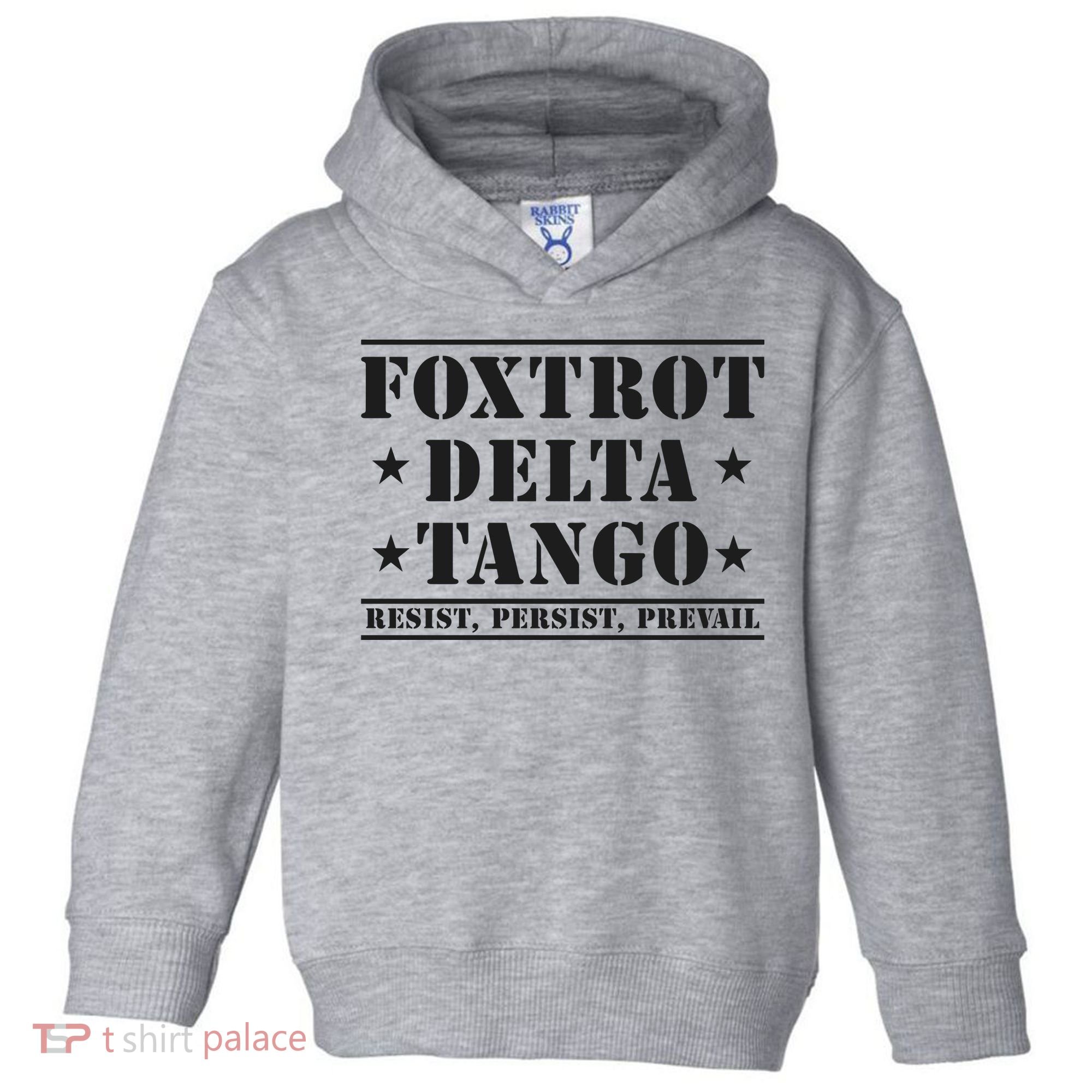 Subtle Anti Trump Fdt Democrat Resistance Gift Toddler Hoodie