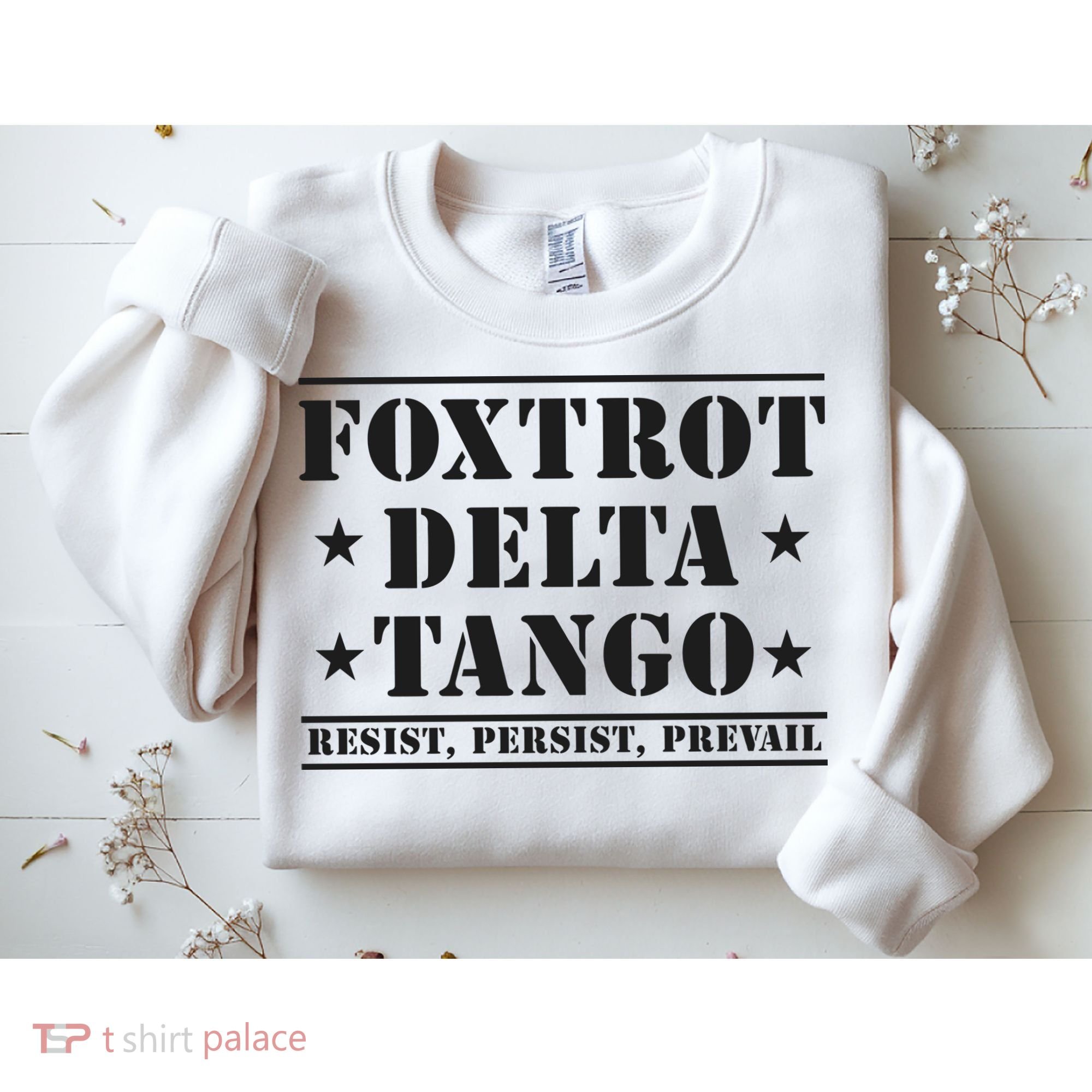 Subtle Anti Trump Fdt Democrat Resistance Gift Sweatshirt