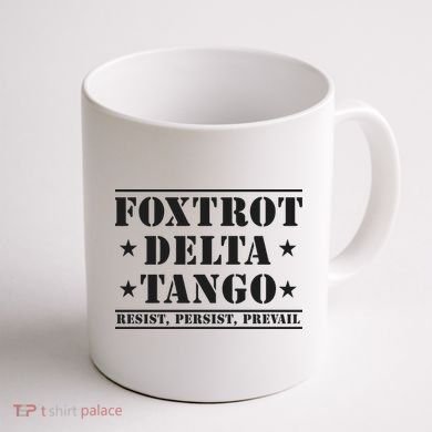 Subtle Anti Trump Fdt Democrat Resistance Gift Coffee Mug back