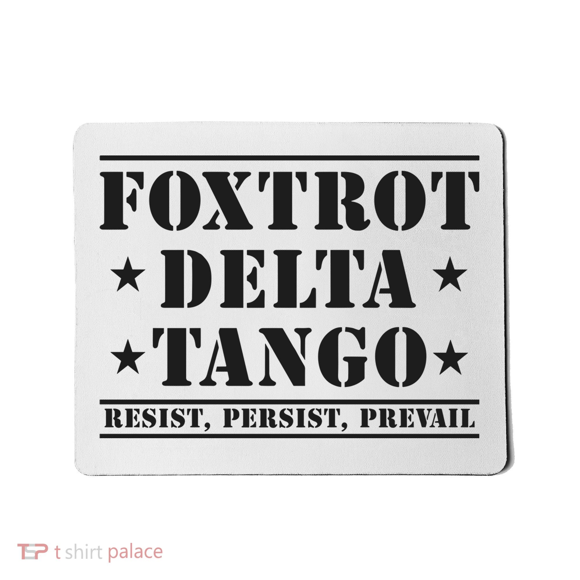 Subtle Anti Trump Fdt Democrat Resistance Gift Mousepad