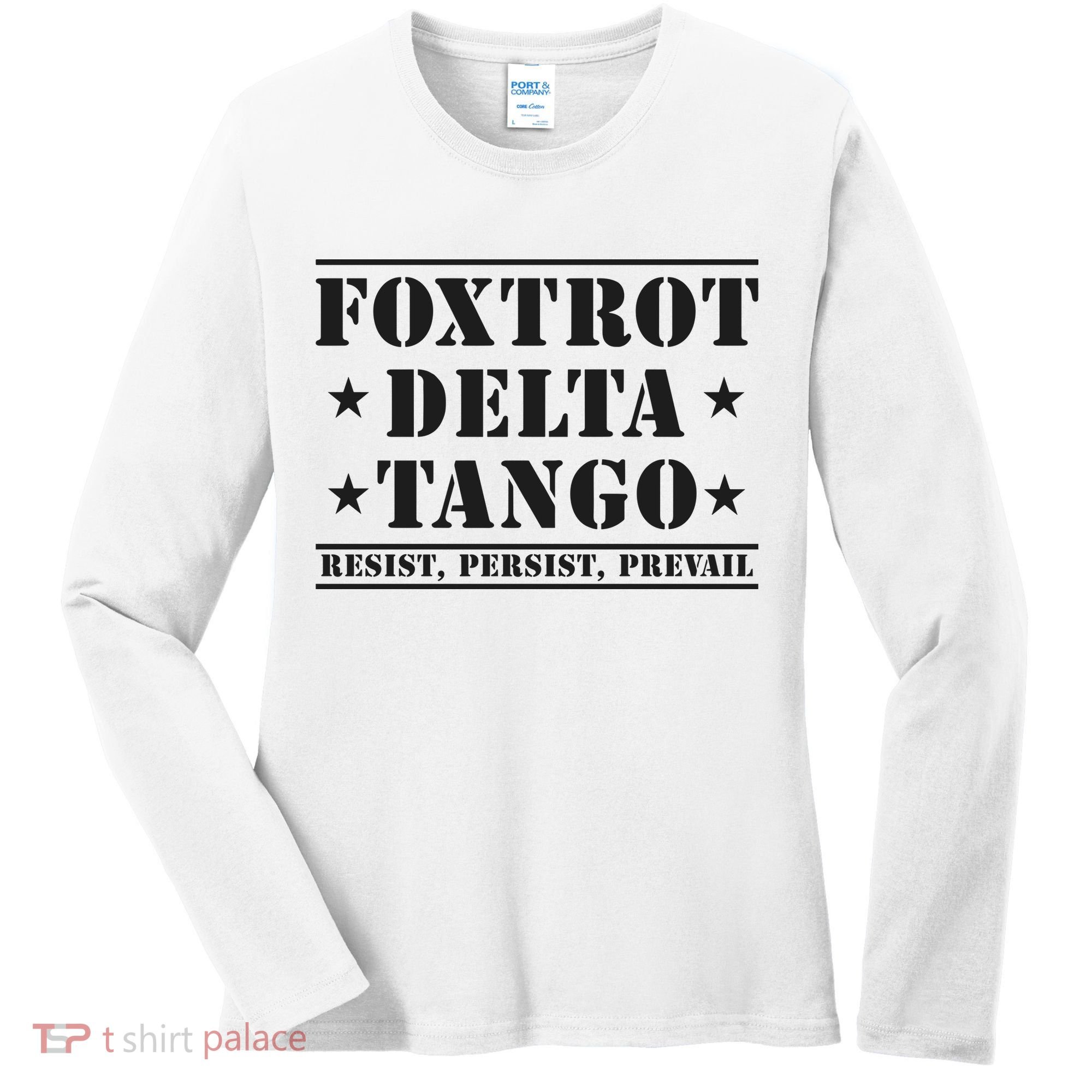 Subtle Anti Trump Fdt Democrat Resistance Gift Women's Long Sleeve Shirt