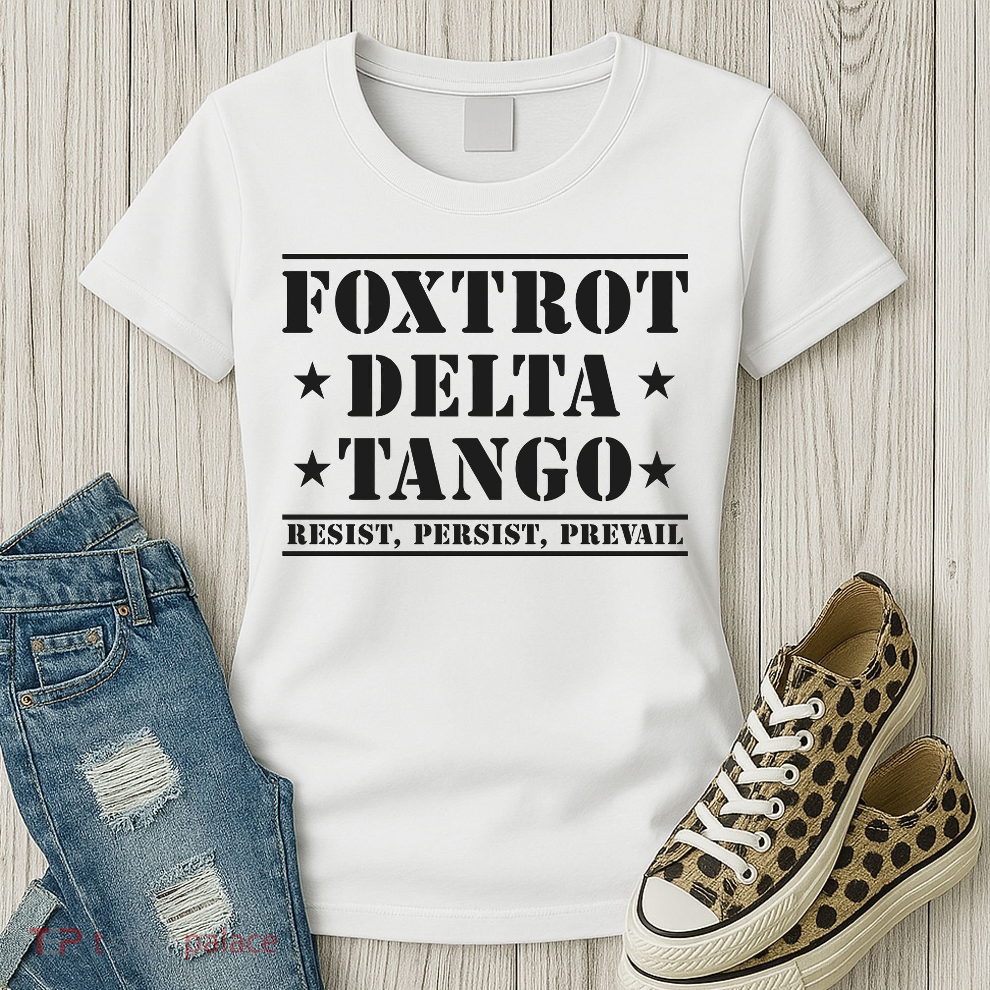 Subtle Anti Trump Fdt Democrat Resistance Gift Women's T-Shirt