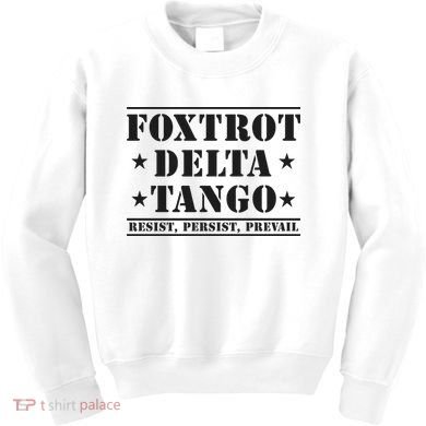 Subtle Anti Trump Fdt Democrat Resistance Gift Kids Sweatshirt