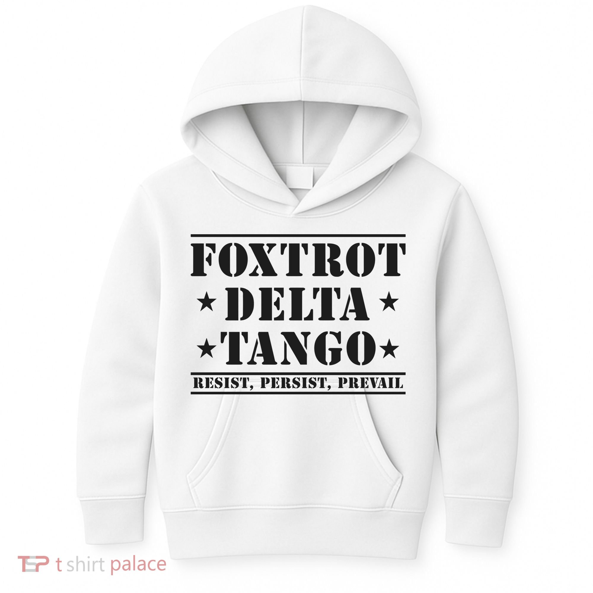 Subtle Anti Trump Fdt Democrat Resistance Gift Kids Hoodie