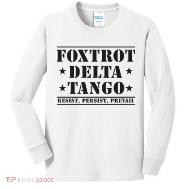 Subtle Anti Trump Fdt Democrat Resistance Gift Kids Long Sleeve Shirt