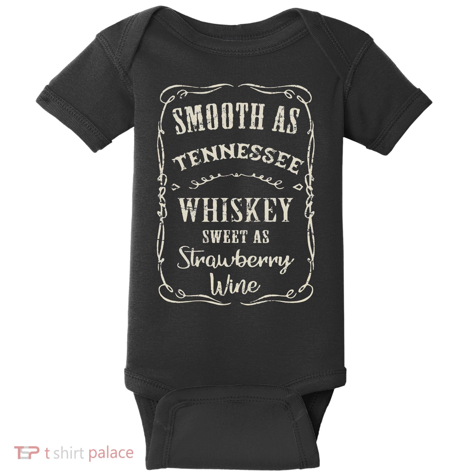 Smooth As Tennessee Whiskey Funny Humour Vacation Baby Bodysuit