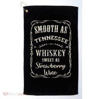Smooth As Tennessee Whiskey Funny Humour Vacation Golf Towel thumb 0