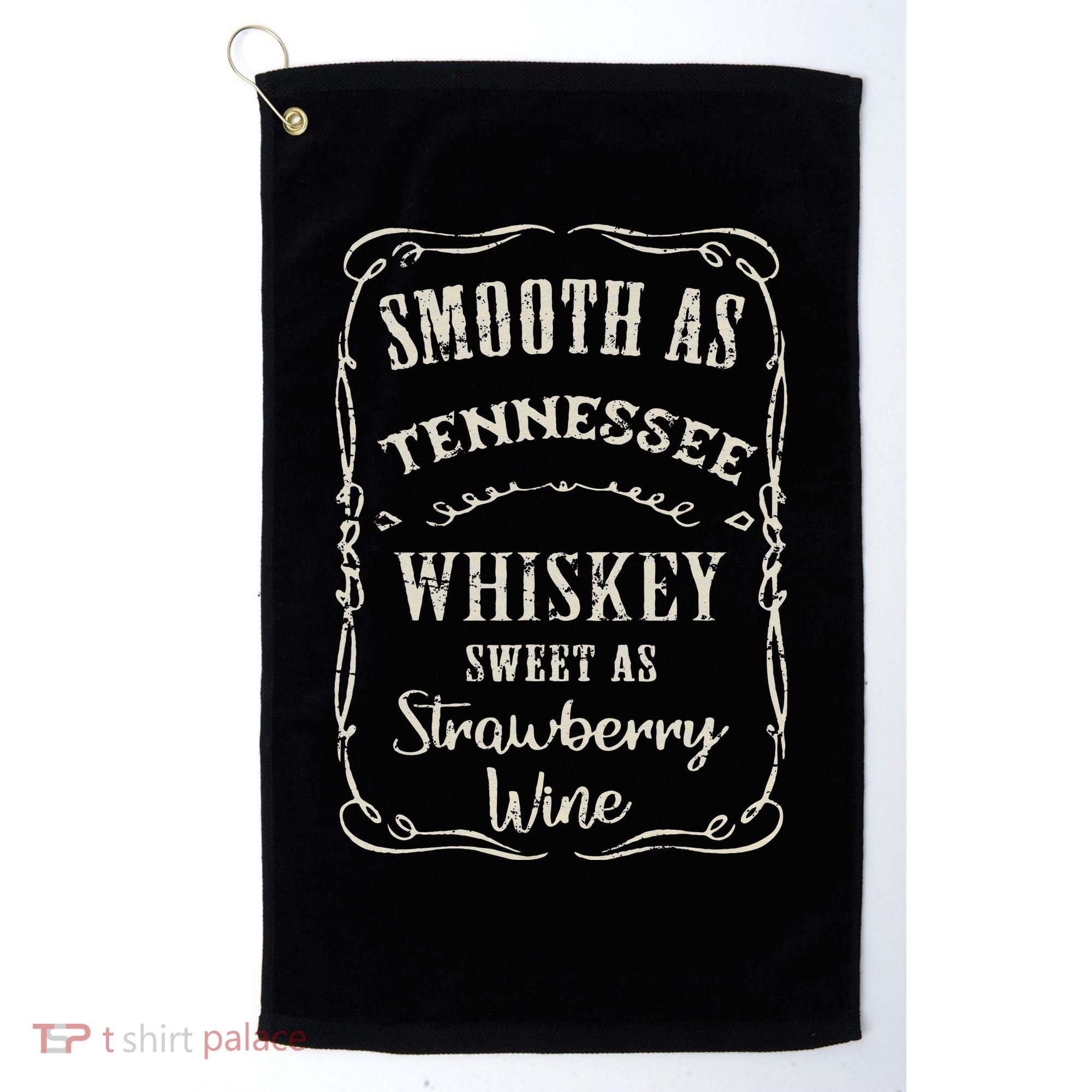 Smooth As Tennessee Whiskey Funny Humour Vacation Golf Towel