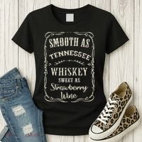 Smooth As Tennessee Whiskey Funny Humour Vacation Women's T-Shirt thumb 3