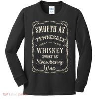 Smooth As Tennessee Whiskey Funny Humour Vacation Kids Long Sleeve Shirt thumb 0