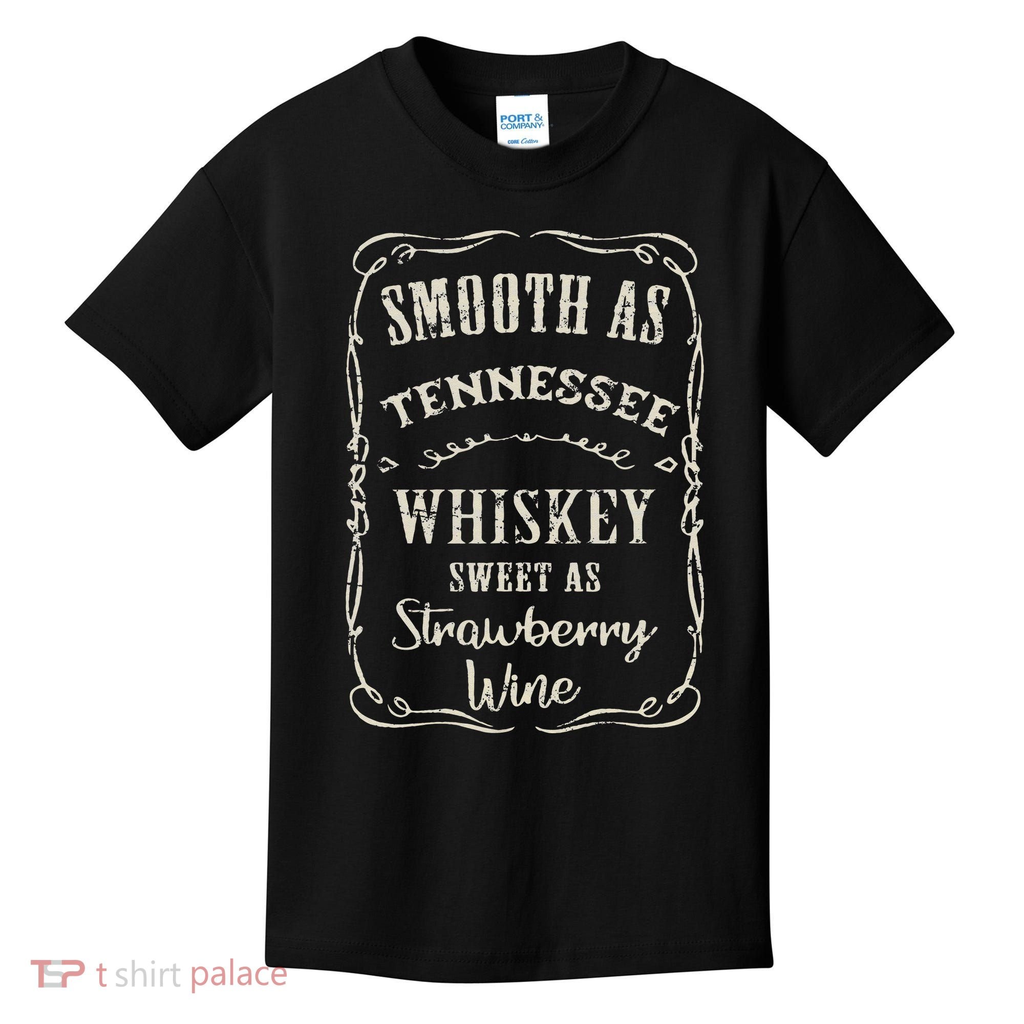 Smooth As Tennessee Whiskey Funny Humour Vacation Kids T-Shirt