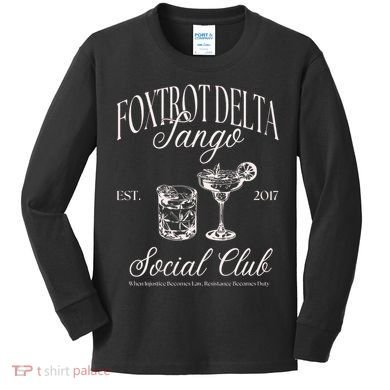 Subtle Anti Trump Kids Long Sleeve Shirt