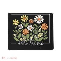 Subtle Anti Trump Floral Flower Democrat President Liberal Mousepad thumb 0