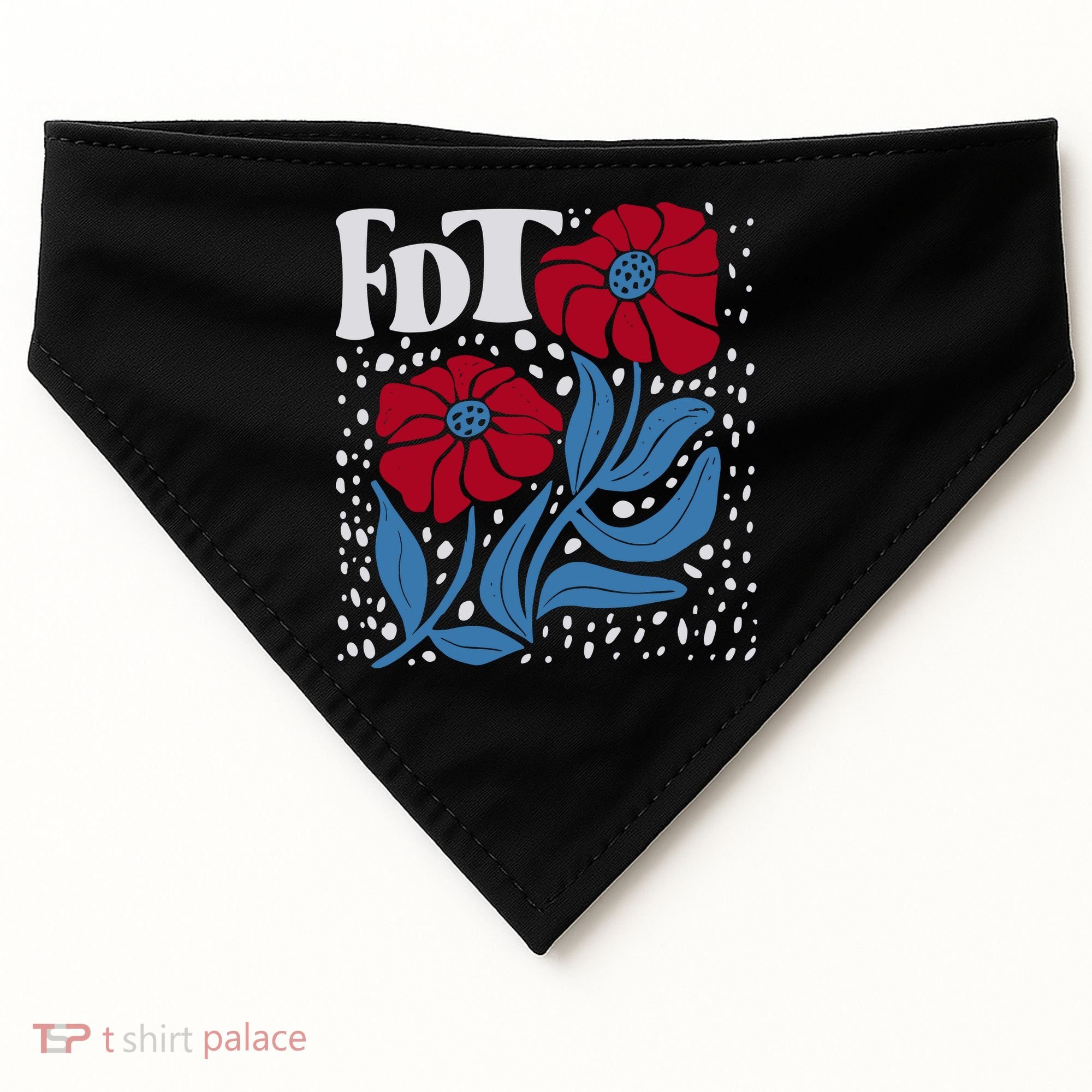 Subtle Anti Trump Fdt Anti Maga USA-Made Doggie Bandana