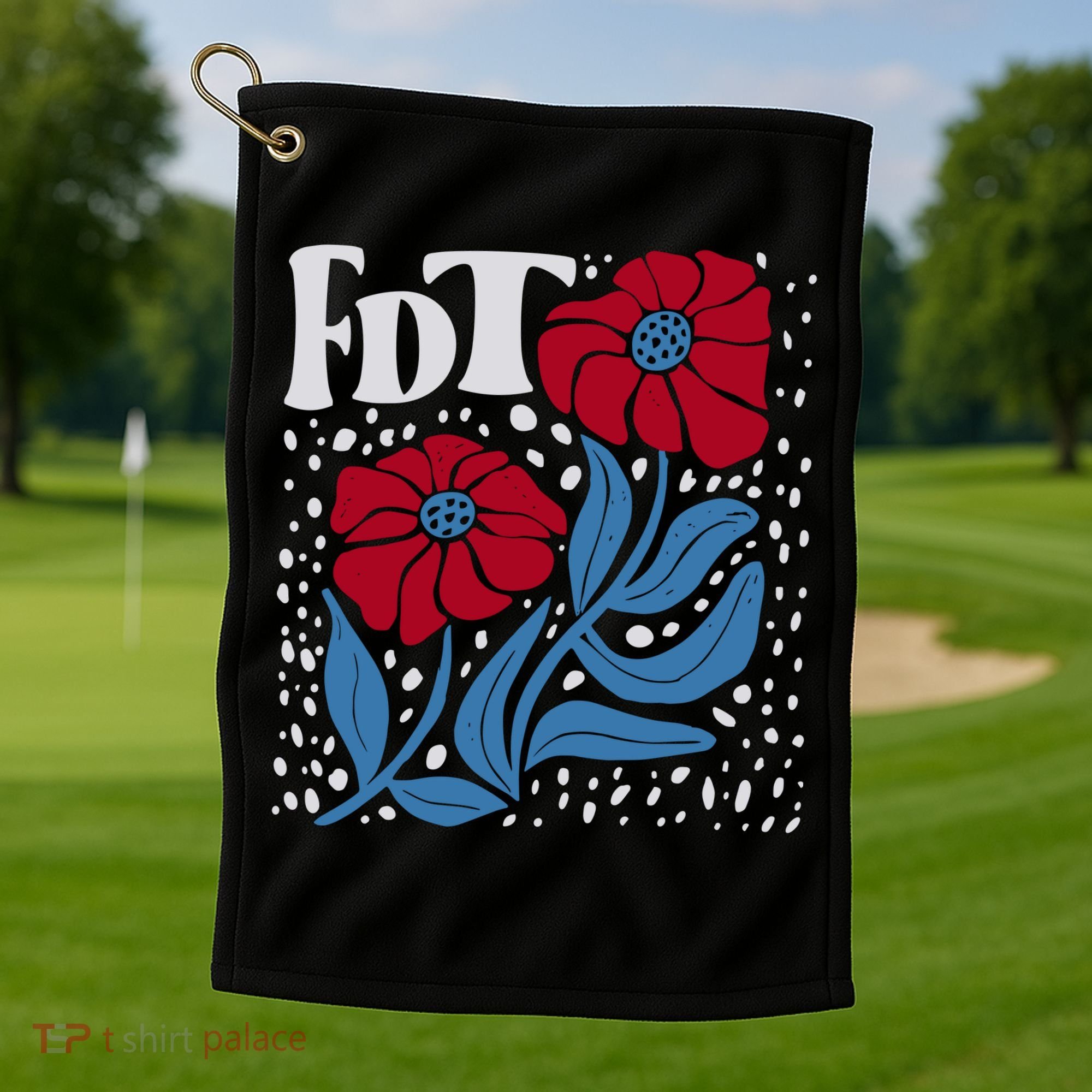 Subtle Anti Trump Fdt Anti Maga Golf Towel