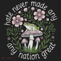 Subtle Anti Trump Hate Never Made Any Nation Great Women's Sweatshirt thumb 2