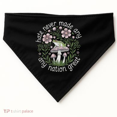 Subtle Anti Trump Hate Never Made Any Nation Great USA-Made Doggie Bandana