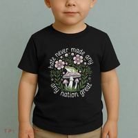 Subtle Anti Trump Hate Never Made Any Nation Great Toddler T-Shirt thumb 2