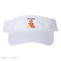 Save A Turkey Eat Pizza Funny Thanksgiving Visor thumb 0