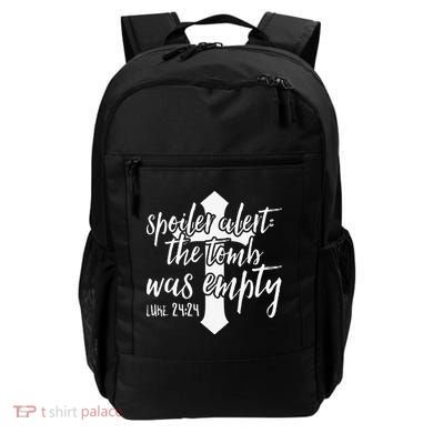 Spoiler Alert The Tomb Was Empty Easter Backpack