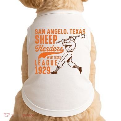 San Angelo Texas Sheep Herders Vintage Athletics Doggie Tank