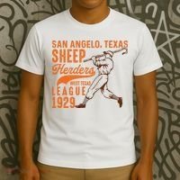 San Angelo Texas Sheep Herders Vintage Athletics T-Shirt thumb 3