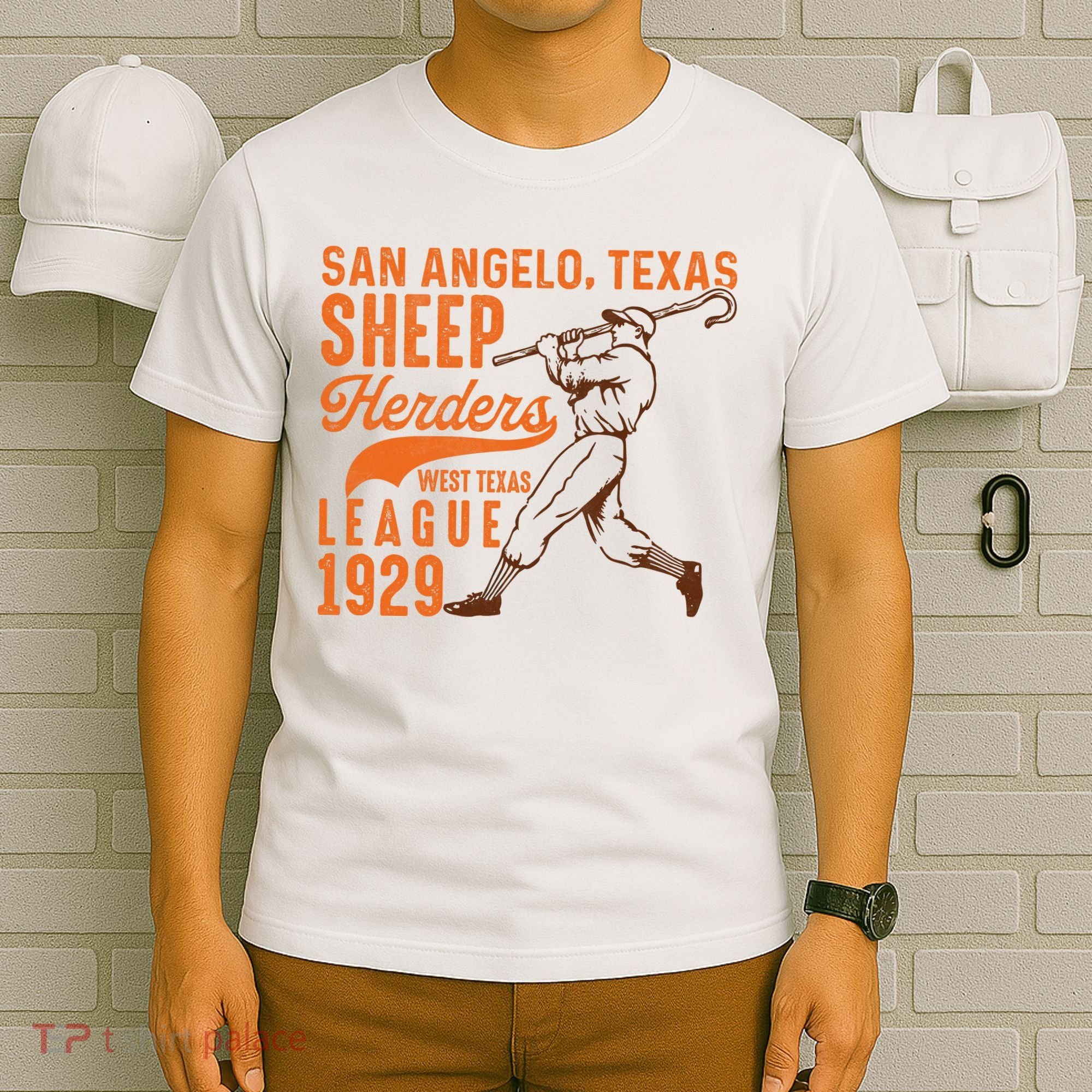San Angelo Texas Sheep Herders Vintage Athletics T-Shirt