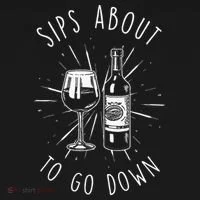Sips About To Go Down Funny Wine Maker Bucket Hat thumb 4