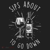 Sips About To Go Down Funny Wine Maker Hat thumb 2