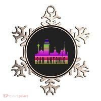San Antonio Texas Skyline Serape Blanket Art Souvenir Ornament thumb 0
