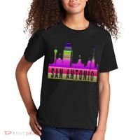 San Antonio Texas Skyline Serape Blanket Art Souvenir Kids T-Shirt thumb 2