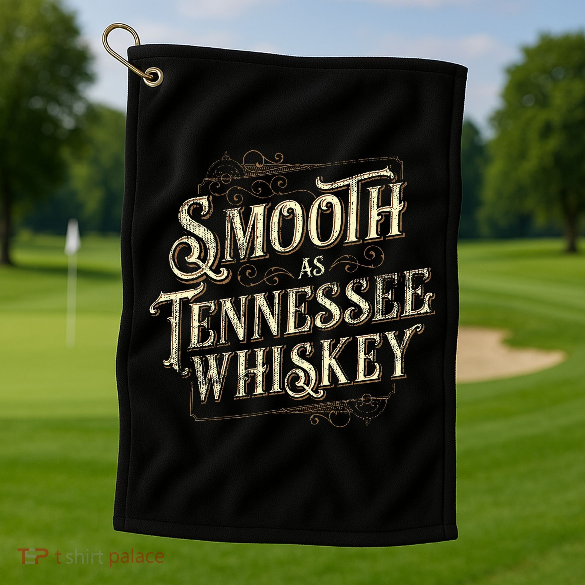 Smooth As Tennessee Whiskey Country Golf Towel