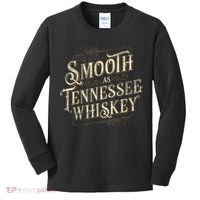 Smooth As Tennessee Whiskey Country Kids Long Sleeve Shirt thumb 0