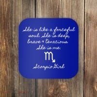 Scorpio Astrology Traits Gift Coaster thumb 0