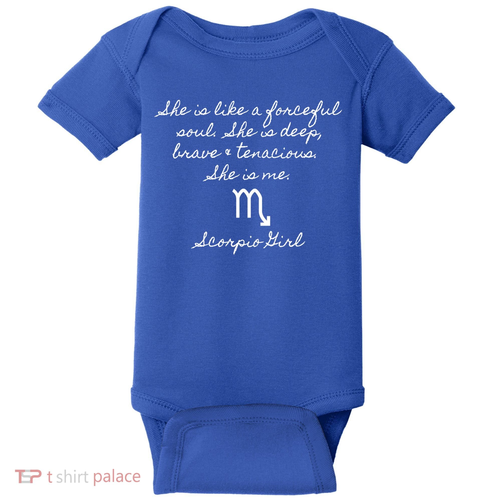 Scorpio Astrology Traits Gift Baby Bodysuit
