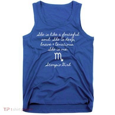 Scorpio Astrology Traits Gift Tank Top