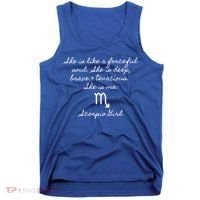 Scorpio Astrology Traits Gift Tank Top thumb 0