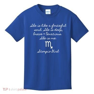 Scorpio Astrology Traits Gift Kids T-Shirt