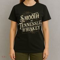 Smooth As Tennessee Whiskey Country T-Shirt thumb 4