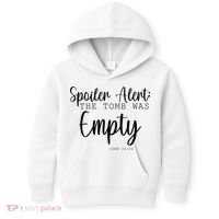 Spoiler Alert The Tomb Was Empty Luke 24:24 Kids Hoodie thumb 0
