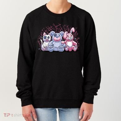 Stuffed Animals Trio Women's Sweatshirt