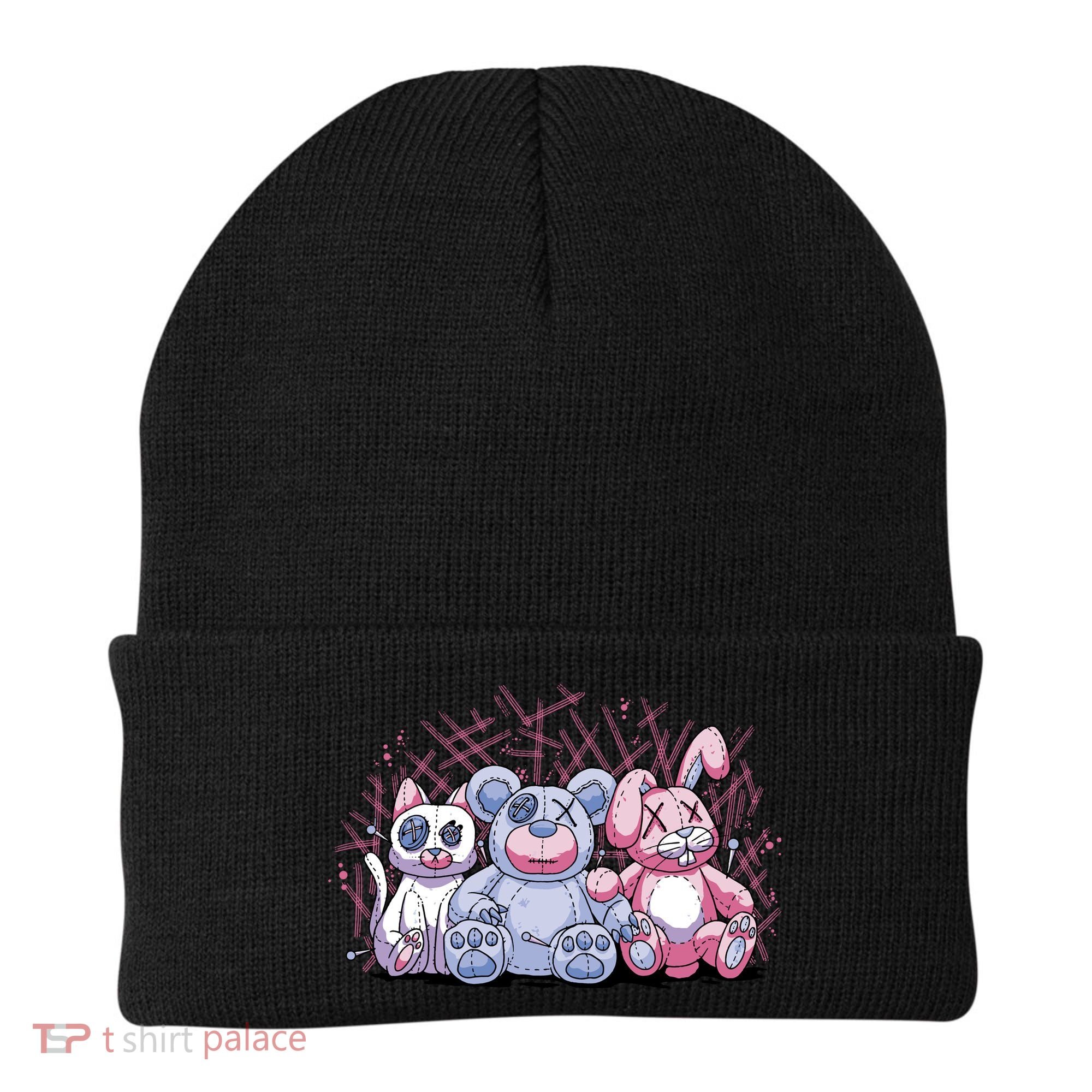 Stuffed Animals Trio Beanie