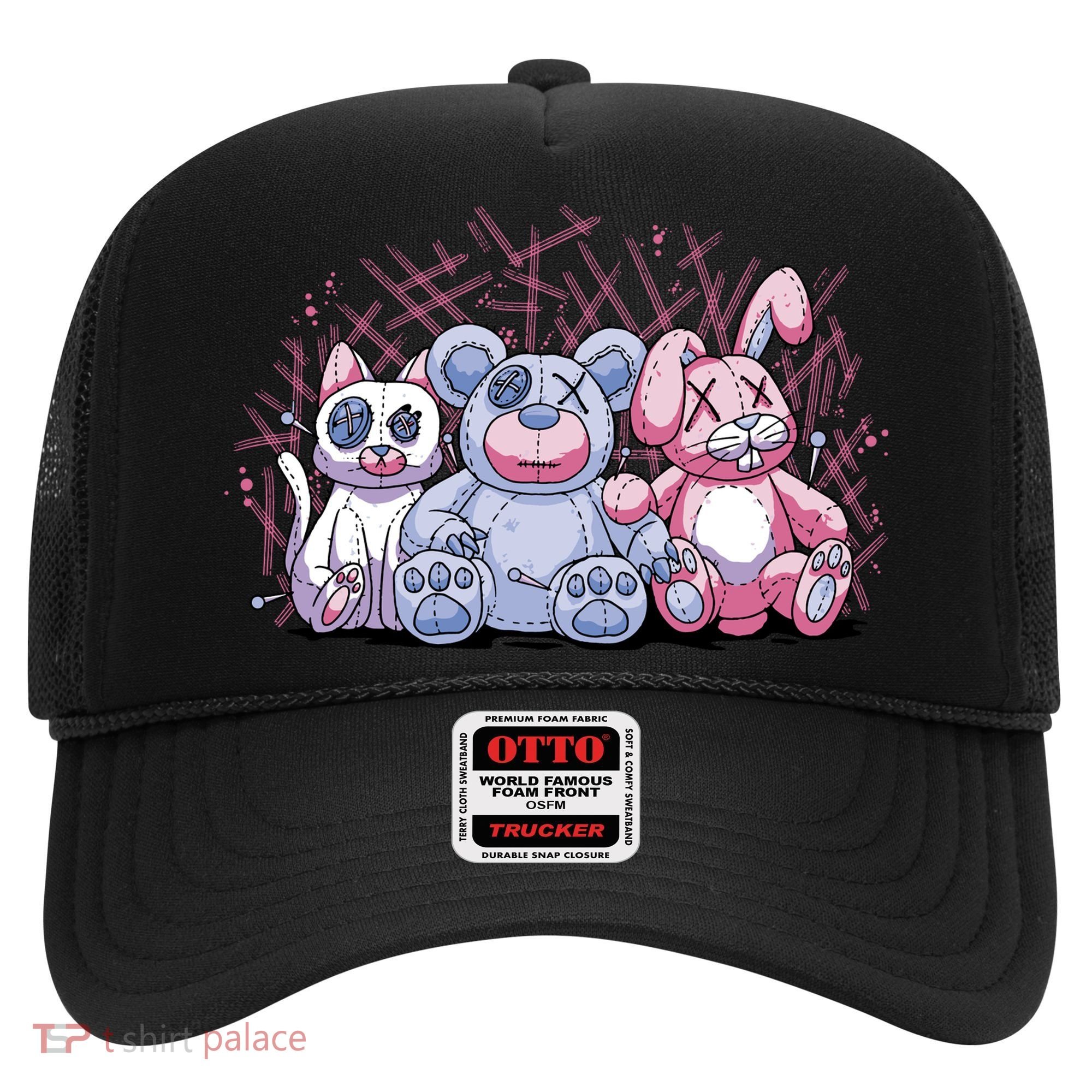 Stuffed Animals Trio Hat