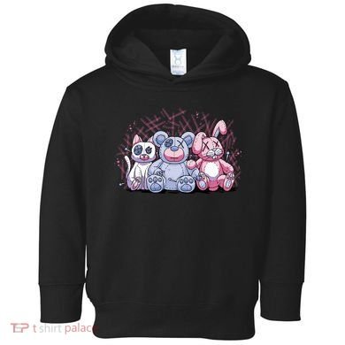 Stuffed Animals Trio Toddler Hoodie