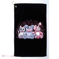 Stuffed Animals Trio Golf Towel thumb 0