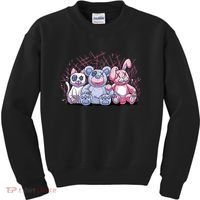 Stuffed Animals Trio Kids Sweatshirt thumb 0