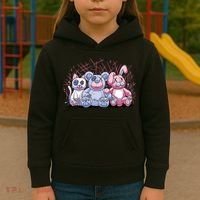 Stuffed Animals Trio Kids Hoodie thumb 3