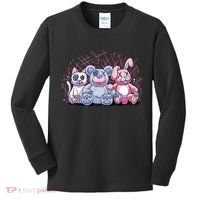 Stuffed Animals Trio Kids Long Sleeve Shirt thumb 0